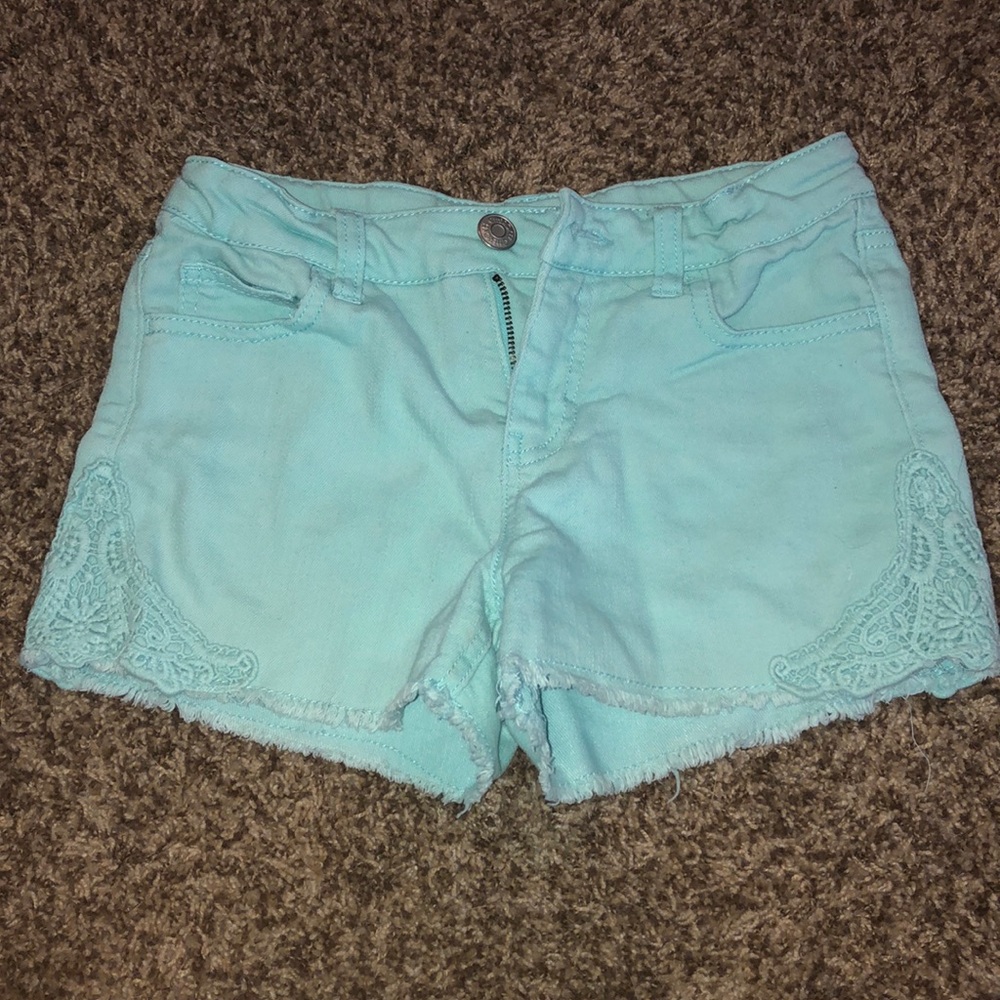 Girls Shorts with Cute Side Pattern